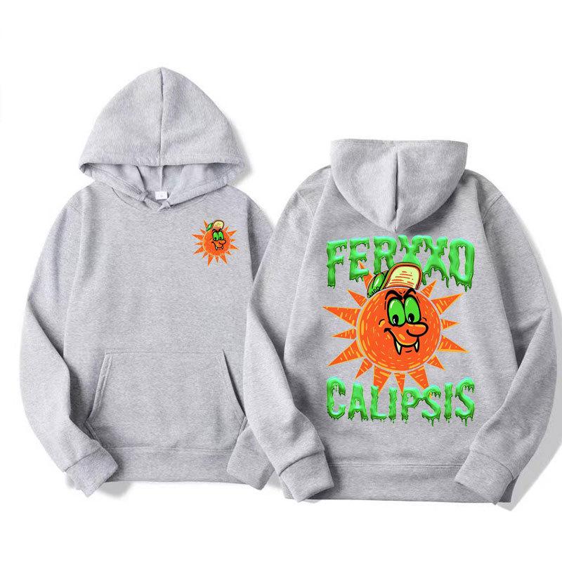 Ferxxo Calipsis Potisk Módní Mikina Ležérní Oversized Unisex Podzim Zima Flísová Streetwear Topy Pánské Sudaderas