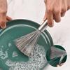 Stainless Steel Dish Brush Long Handle Pot Brush Scrubber Kitchen Cleaning Brush Pan Bowl Cleaner Kitchen Cookware Clean Tool