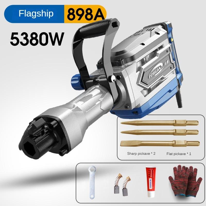 Heavy Duty Handheld Electric Pick High Power Professional Dismantling Electric Pickaxe Industrial Concrete Crushing Power Tool