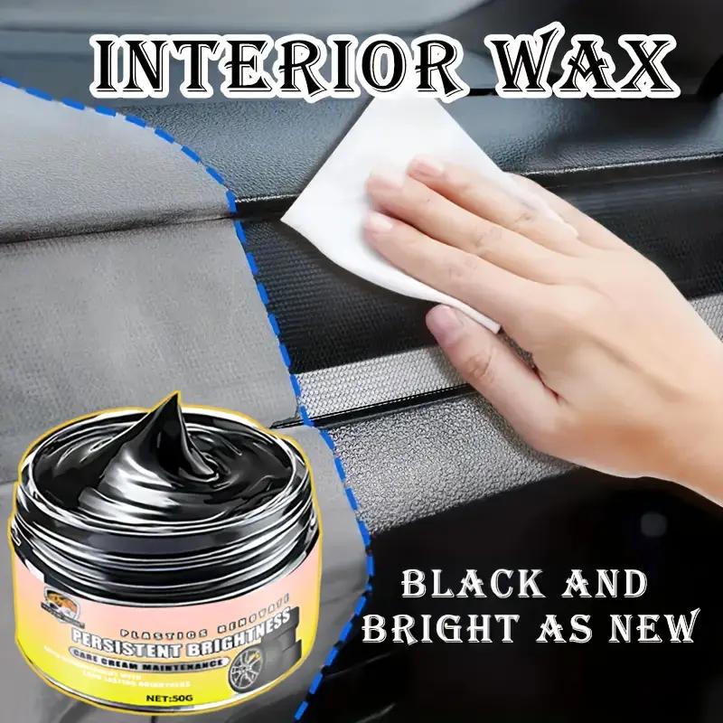 Universal Car Interior and Exterior Repair Paste - PVC Matrix Scratch and Paint Repair Agent, Tire Gloss Agent, Seat Polisher,