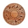 Divinations Energy Pendulums Plate Dowsing Divinations Board Wood Pendulums Witchcrafts Board for Beginner Witchcrafts Supply