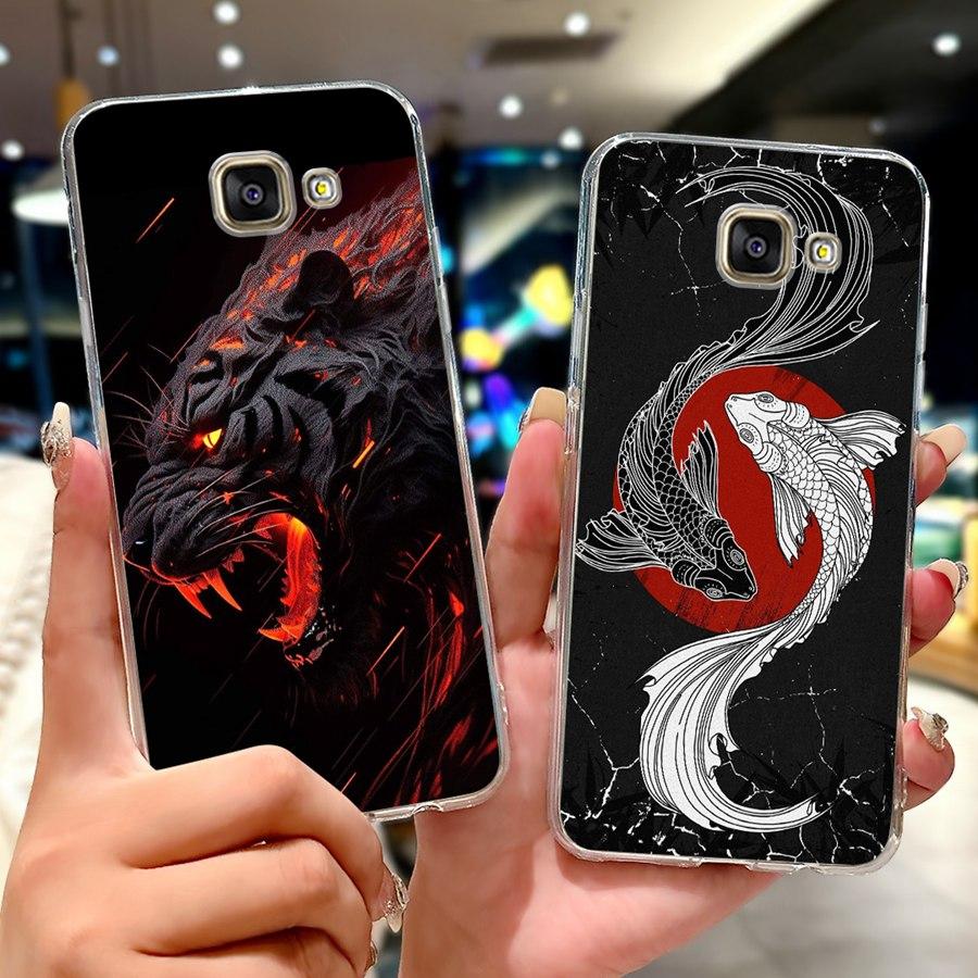Für Samsung A3 2016 Hülle Galaxy A3 2017 Rückseite Cartoon Dünn Weiches Silikon Funda für Samsung A310F A320F Stoßfest Capa
