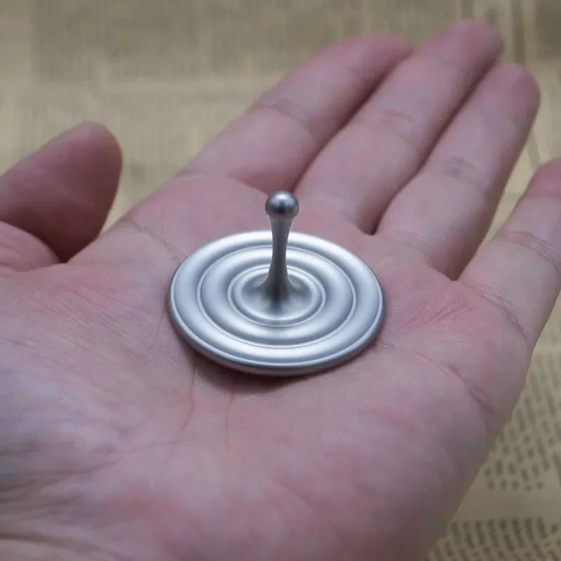 Rotating Gyro Spinning Top Magnetic Metal Water Drop Fingertip Hand Spinner Desk Fidget Toys For Adults Kids Antistress Funny