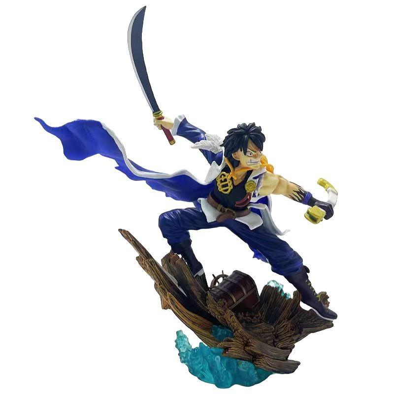

Straw Hat Pirates Luffy Battle Statue Model