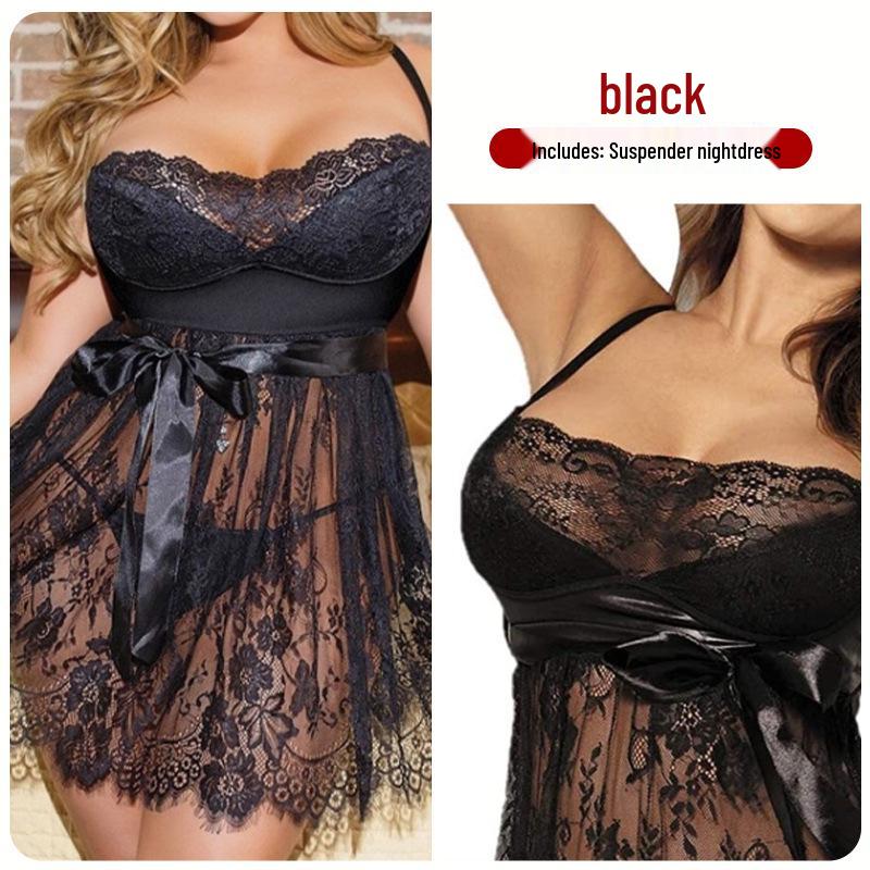 

Кружевные ночные сорочки больших размеров D5063 5XL