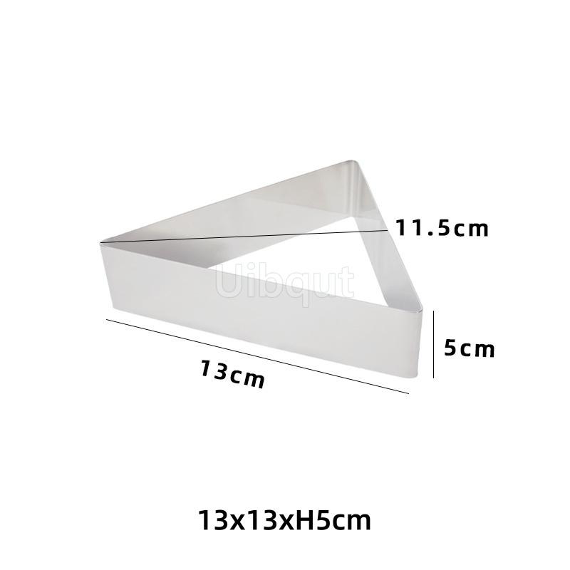 

13cm 17cm 22cm Trigon Shape 304 Stainless Steel Mousse Ring Mold Baking Cake Tiramisu Cheese Molds DIY Sugarcraft Bakery Moulds