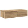 Wandregal mit Schubladen Artisan Eiche Optik 60 x 26,5 x 15 cm