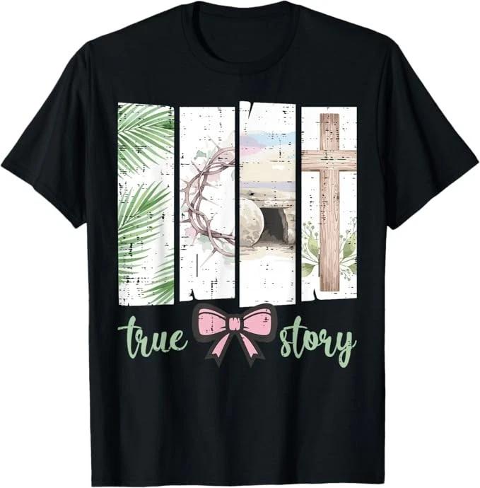 Easter Coquette Jesus Religious Christian  Girls Kids T-Shirt 100