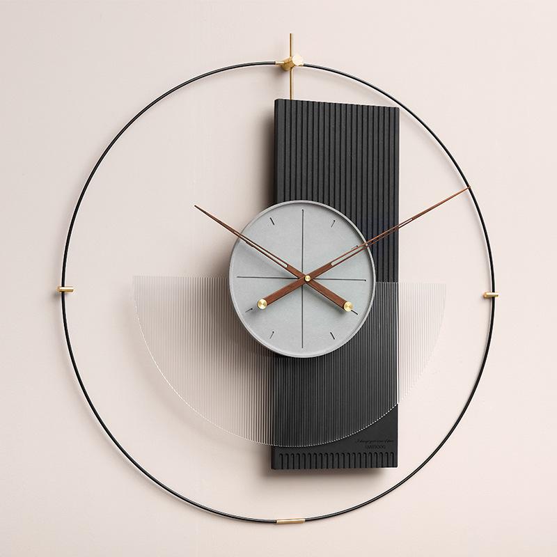 Wozoom Nordic Luxury Wall Clock - Modern Artistic Decor for Living Room