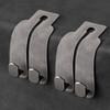 Amelity Headrest Hooks For Car, Car Hooks For Purses And Bags, Purse Hook For Car (Grey-2 Pack)