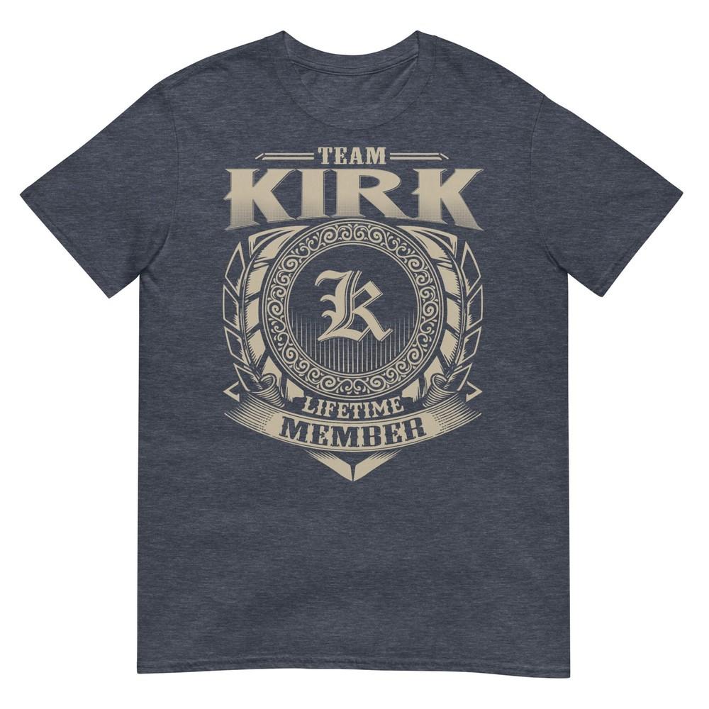 Team Kirk Lifetime Member Surname Kirk Family Name Vintage Tshirt