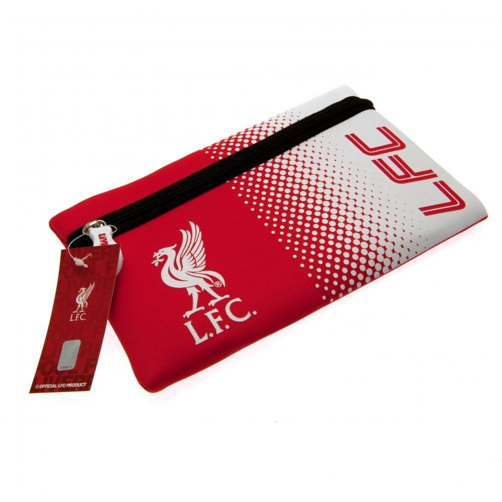 Pen Case Liverpool F.C. Red White Neoprene Zipper 21x12cm
