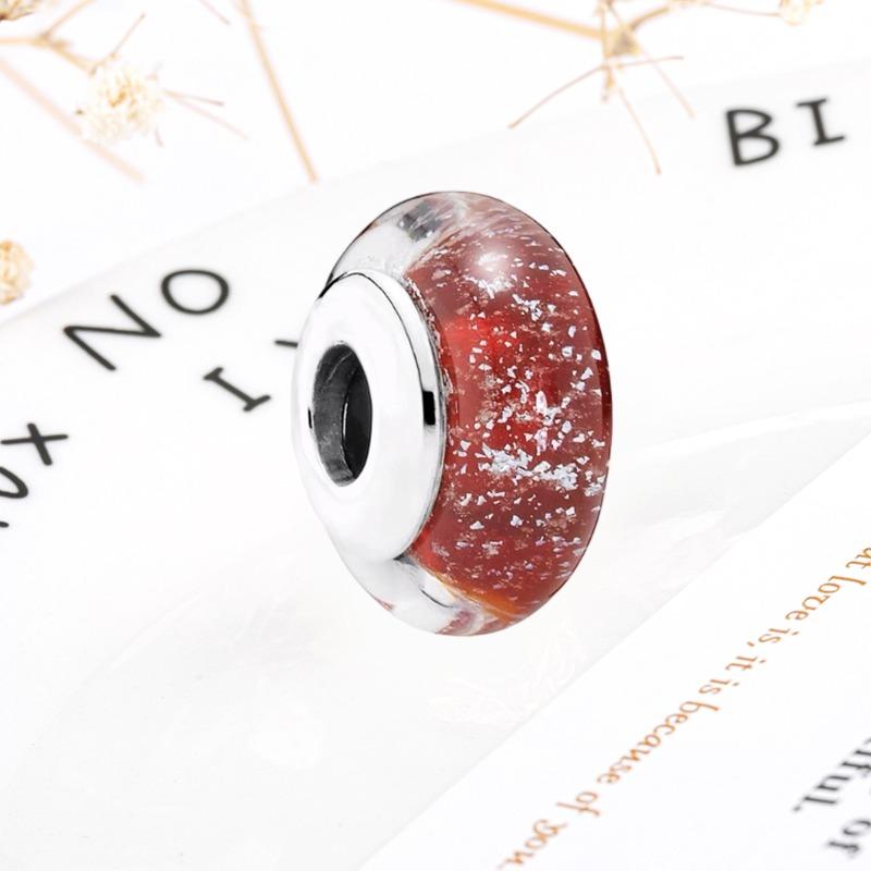 Neue Feine Murano Glas Serie Anhänger Rosa Rot Schwarz Grün Weiß Blau Perle Passend Original Armband Zubehör DIY Damenschmuck Geschenk