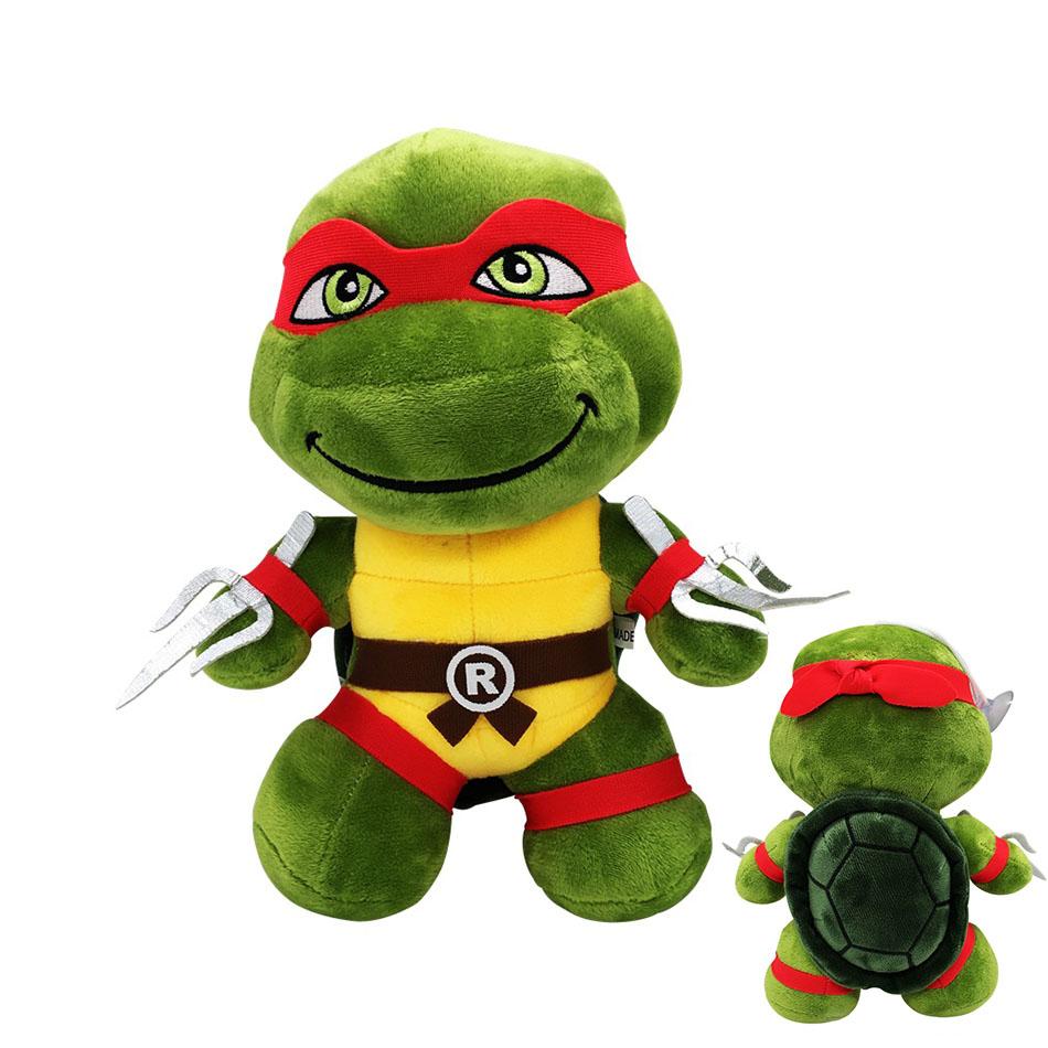Anime Animation Teenage Mutant Ninja Turtles Plush Leo Don Mikey Raph Team Friend Stuffed Animal Decoration Ornament Toy Gift