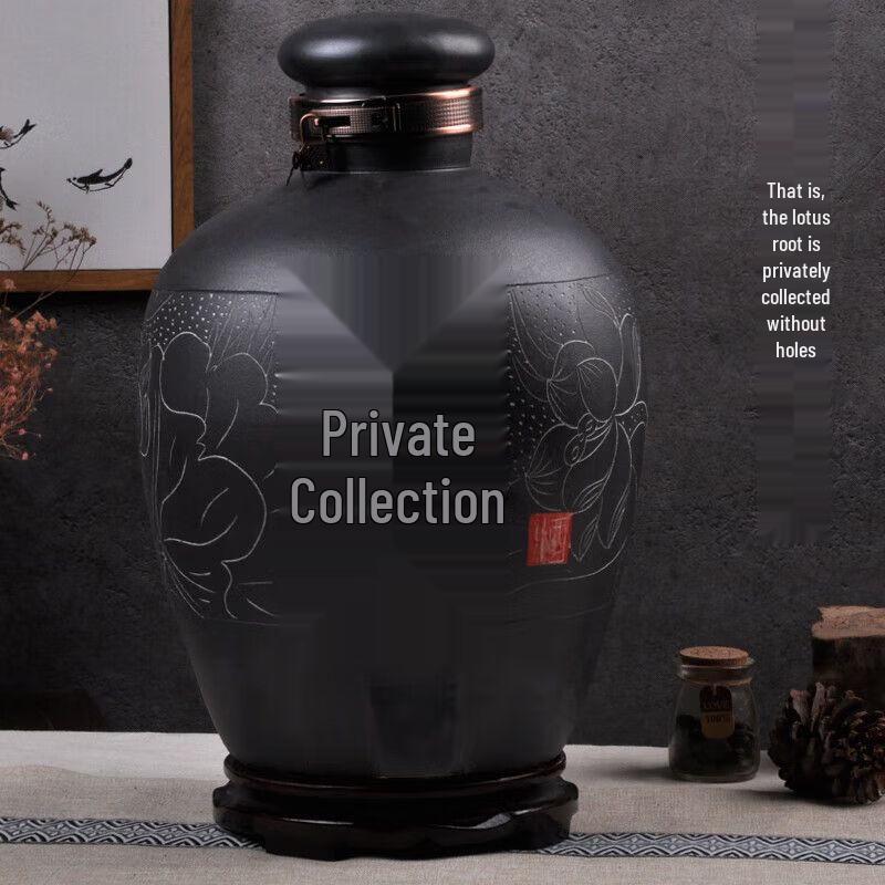 Античная керамическая емкость для брожения и хранения вина Jinyu Jingdezhen 20 jin
