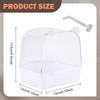 Bird Bath Box Cage Accessory Versatile Parrot Bowl Hanging Bathtub for Canary Budgie
