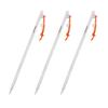 Soomloom Tent Tarp Pegs Stake 64 Titanium Alloy Fixed Rope 7.5mm 25cm Set 3 High Strength Corrosion Resistant Ultra Lightweight Outdoor Camping Gear