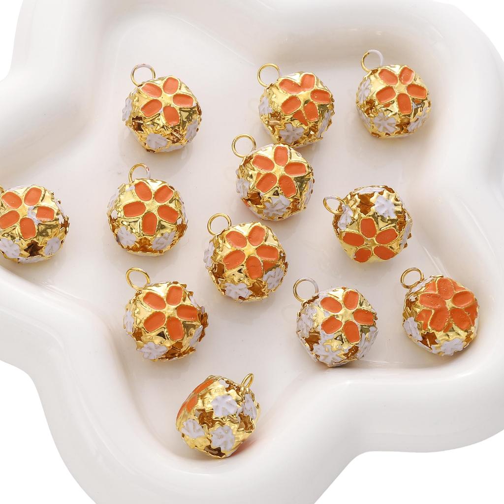 5-50Pcs Iron Colorful Bell For DIY Bracelet Necklace Keychain Accessories