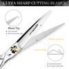 6.0 Inch Vg10 Nepson Gem Model, Hair Scissors, Bangs Scissors, Flat Scissors For Hair Stylists