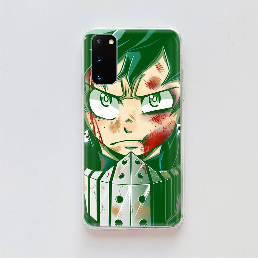 Husa transparenta AD87 My Hero Academia pentru Samsung A04 A14 A23 A34 A54 M23 M33 M52 M53 Realme 10 9 C30S C35 C55 VIVO Y02 Y21 Y33S Y51 X80 V25 Husa