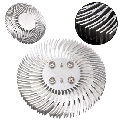 1 st ronde spiraalvormige aluminium koellichaam radiator 90*10mm voor 10W krachtige LED-lamp