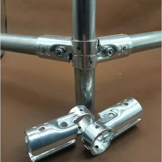 25mm Edelstahl T-förmiger Rohrverbinder für Kleiderständer & Gewächshäuser