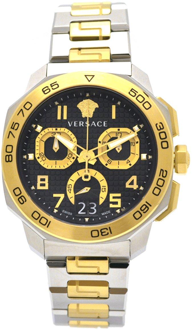 

Versace Watch Quartz Date Calendar Chronograph VQC100016 Men s [Item]