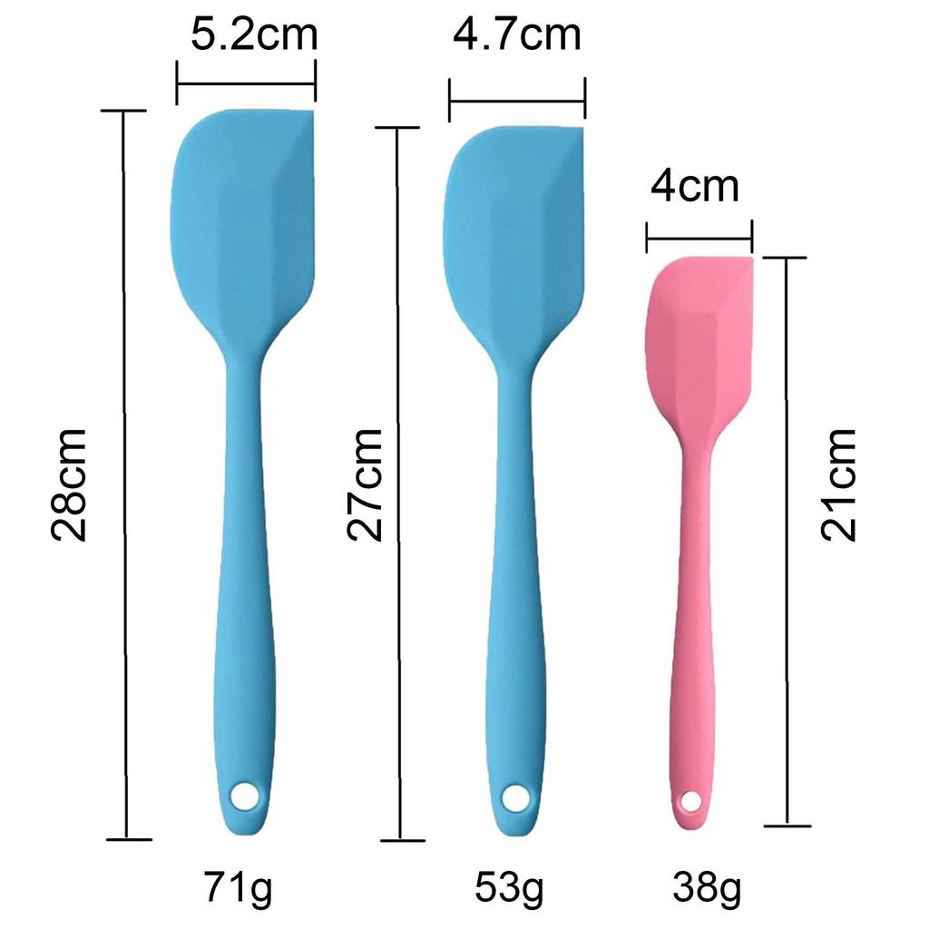 Silicone Baking Spatula: Large, Thickened, Full-Wrap Design for Mixing and Scraping