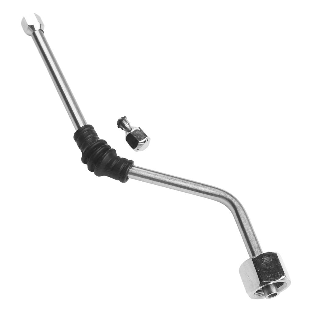 Steam Wand Parts for EC680 Coffee Machine Stainless Steel with Rubber Elbow for Enhanced Milk Frothing Capability