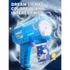 1PC Fully Automatic Children's Bubble Machine Luminous Toy Gift Bubble Gun Bubble Stick Without Battery Without  Bubble Water