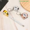 [CL]Mini Small 2 M Ruler Household Steel Tape Measure Portable Tape Measure Portable Key Chain[CL]