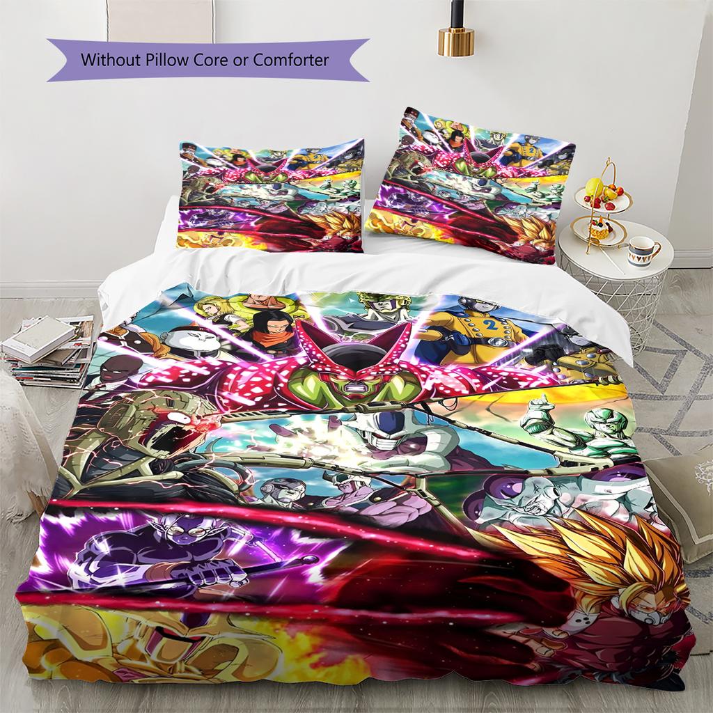 Set Copripiumino Trapuntato con Fantasia Cartone Animato Federa Decorazione per la Casa Regalo di Compleanno (1 * copripiumino + 2 * federa, senza nucleo)