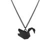 Thousands Of Paper Cranes Hollow Necklace Origami Pigeon Long Necklaces Peace Dove Pendants
