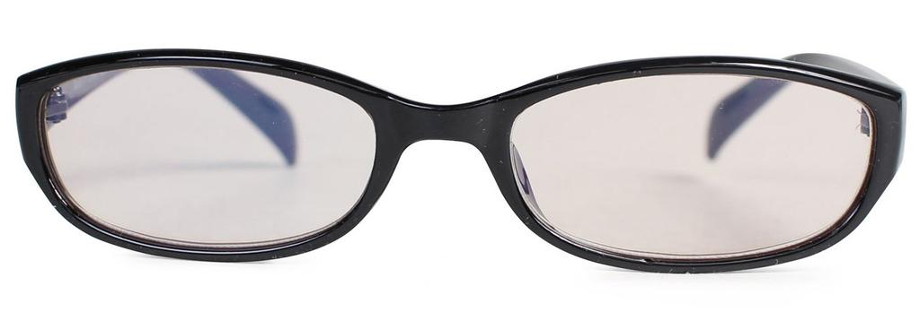 Enix Reading Glasses Blue Light Cut Frequency Square Black +1.0 ECARI11-10