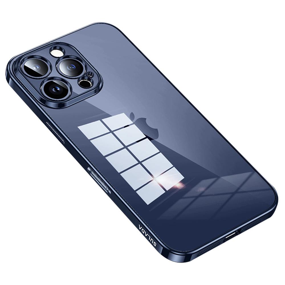 SULADA For iPhone 16 Pro Max Case Ultra-Thin Electroplated TPU Clear Phone Cover