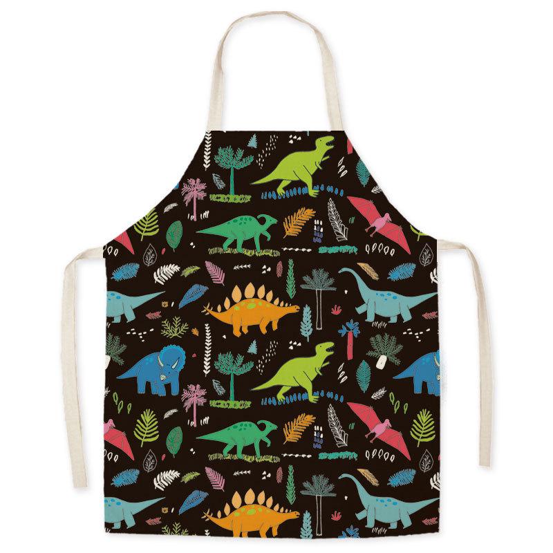 Logo Printed Kitchen & Catering Apron for Supermarkets and Milk Tea Shops