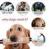 Dog Molar Toy with 2 Handles Tossing Teething Game Toy Reflective Pillow