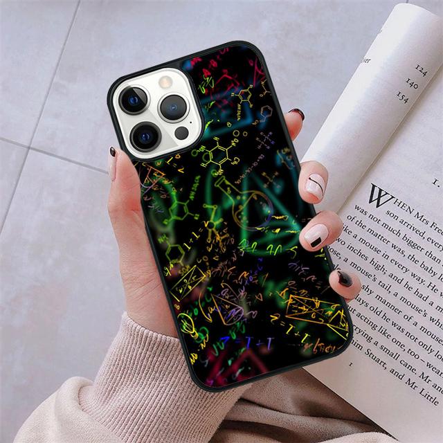 Science Chemistry Formulas Phone Case For For iPhone 17 Air 16 15 11 12 13 14 Pro Max Plus Coque