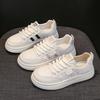 Stepping On Shit Feels Like Summer Mesh Breathable Little White Shoes Women's 2025 New Flat-bottomed Single Mesh Not Stuffy Feet Student Board Shoes