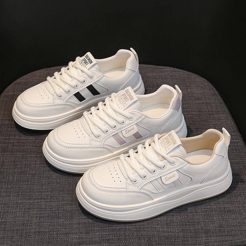 Stepping On Shit Feels Like Summer Mesh Breathable Little White Shoes Women's 2025 New Flat-bottomed Single Mesh Not Stuffy Feet Student Board Shoes