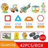 Large Educational Magnetic Tiles - Children's Development Toy for Creative Building and Thinking