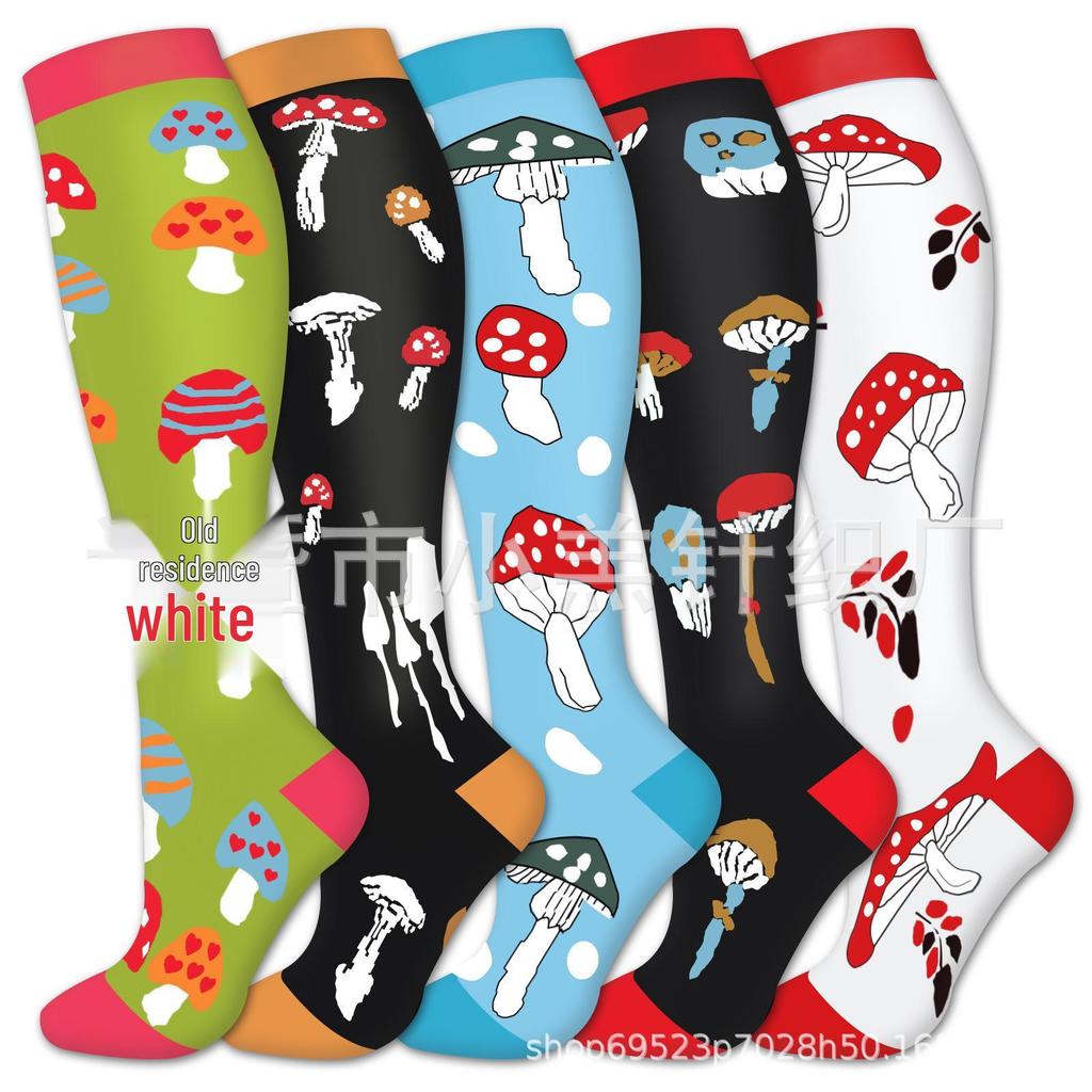 Unisex Long Compression Socks for Cycling, Running, and Marathon