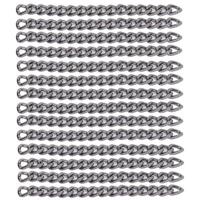 32.8 Feet Aluminum Curb Chains DIY Handcraft Elegant Style Craft Chain Jewelry Making Chain for