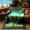 Custom Name Clube de Portugal Blanket Flannel Blanket for Camping, Hiking, Garden Parties, Picnic Essentials,gift for family and friend