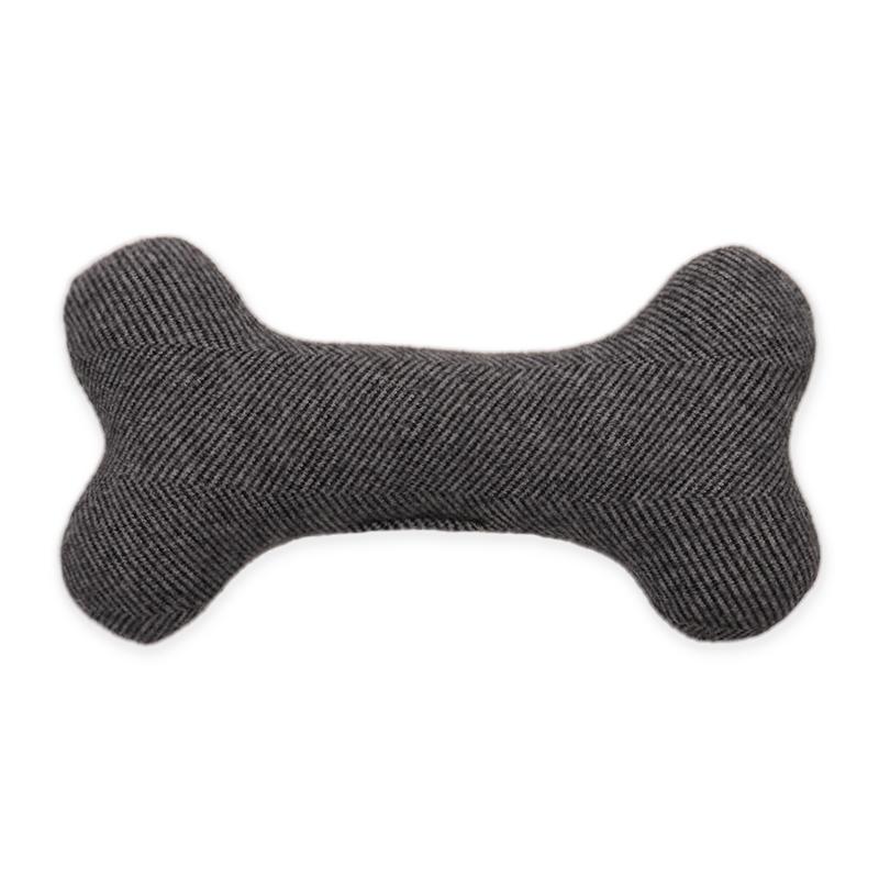 

Interactive Dog Joint Sound Puppy Toys Bone For Small Resistant Squeak Dogs Indestructible Dog Plush Chewing Toy Pet Bite Toys 1pcs сірий колір