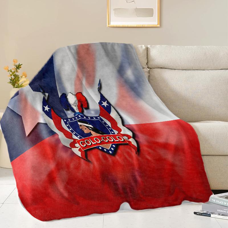 130x150cm Chile Club Social Y Deportivo Colo-Colos Blanket Air Conditioning Blanket Fashion Soft Blanket Office Bedroom
