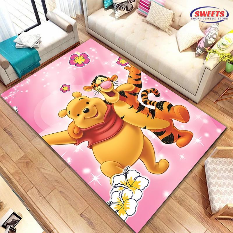 Neue Regale! Klassischer Disney Winnie Puuh Teppich, Wohnzimmer Schlafzimmer Kinderzimmer Wahl, Rutschfeste Maschinenwaschbare Matte