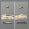 Lampadario di Cristallo Minimalista Nordico 2022 per Soggiorno, Camera da Letto, Sala da Pranzo