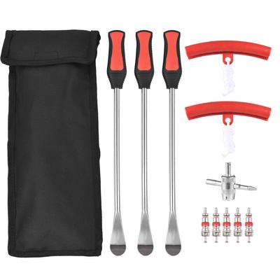 Conjunto de alavanca de pneu de bicicleta, motocicleta, colher de pneu, ferramenta de troca de pneu, ferramentas de reparo de remoção com aro
