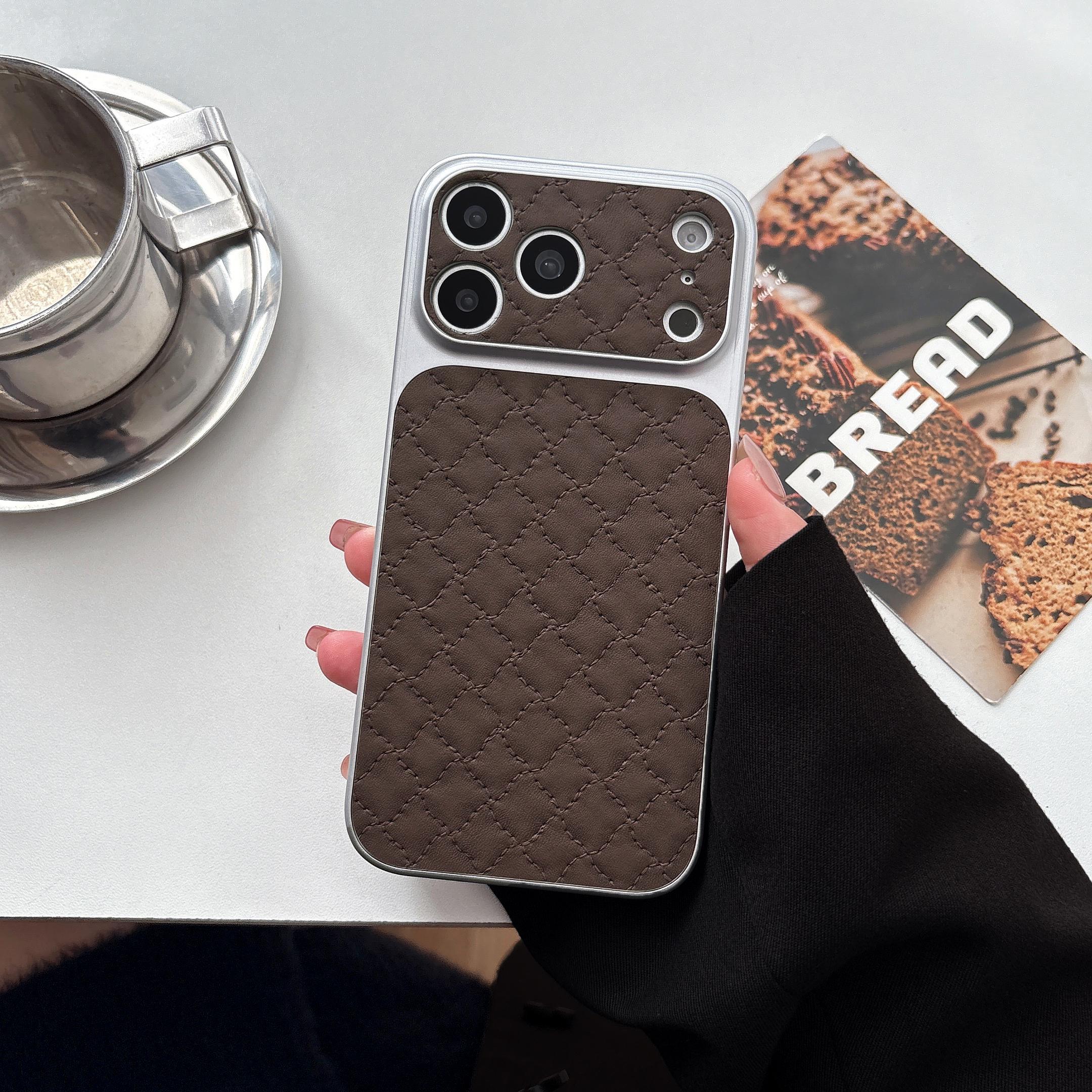 

Luxury Cloth Diamond Instantly Turn17 Phone Case For iPhone 17 16 15 14 Pro Max Camera Protection Shockproof Matte Bumper Cover iPhone17